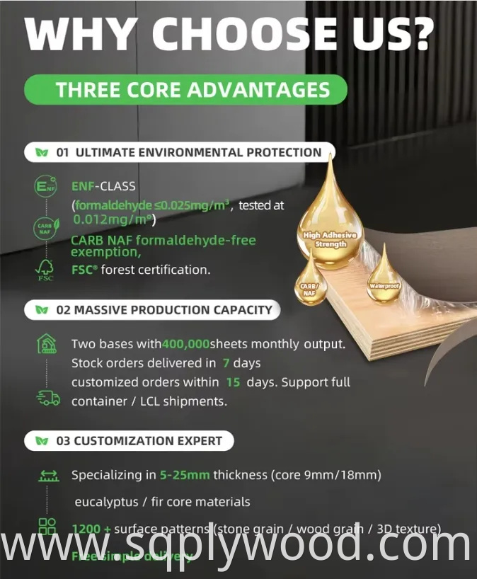 High-Quality, 12mm, Building Material, Wood, Melamine, Phenolic, Waterproof, Laminated Board, Brown, Black, 1220X2442X18mm, Marine Plywood Board